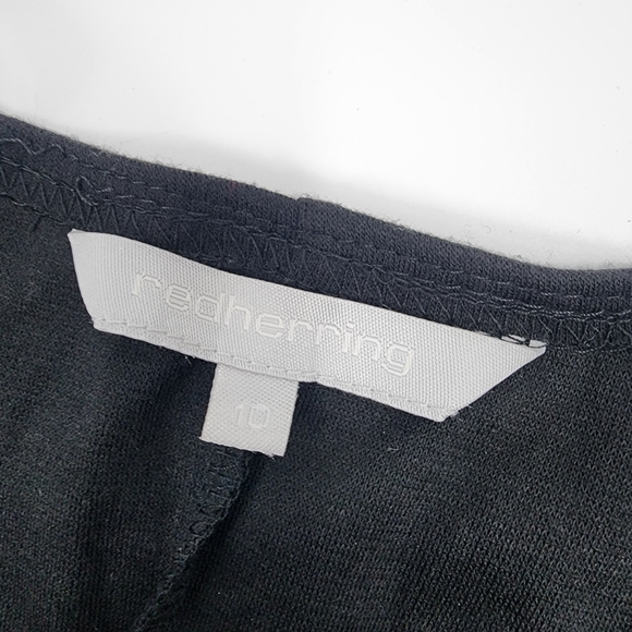 WOMENS RED HERRING US 6 UK10  BLACK MIX LEOPARD PRINT STRETCH BODYCON MIDI DRESS - Picture 10 of 10